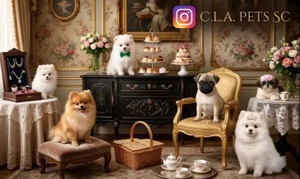 Shih Tzu, Pug e Lulu - Foto 2