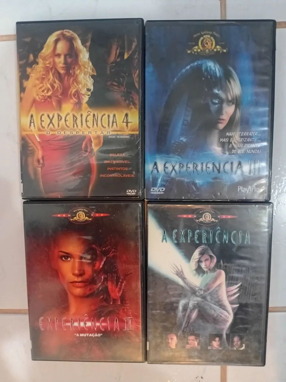 A experiência ' 4 volumes
