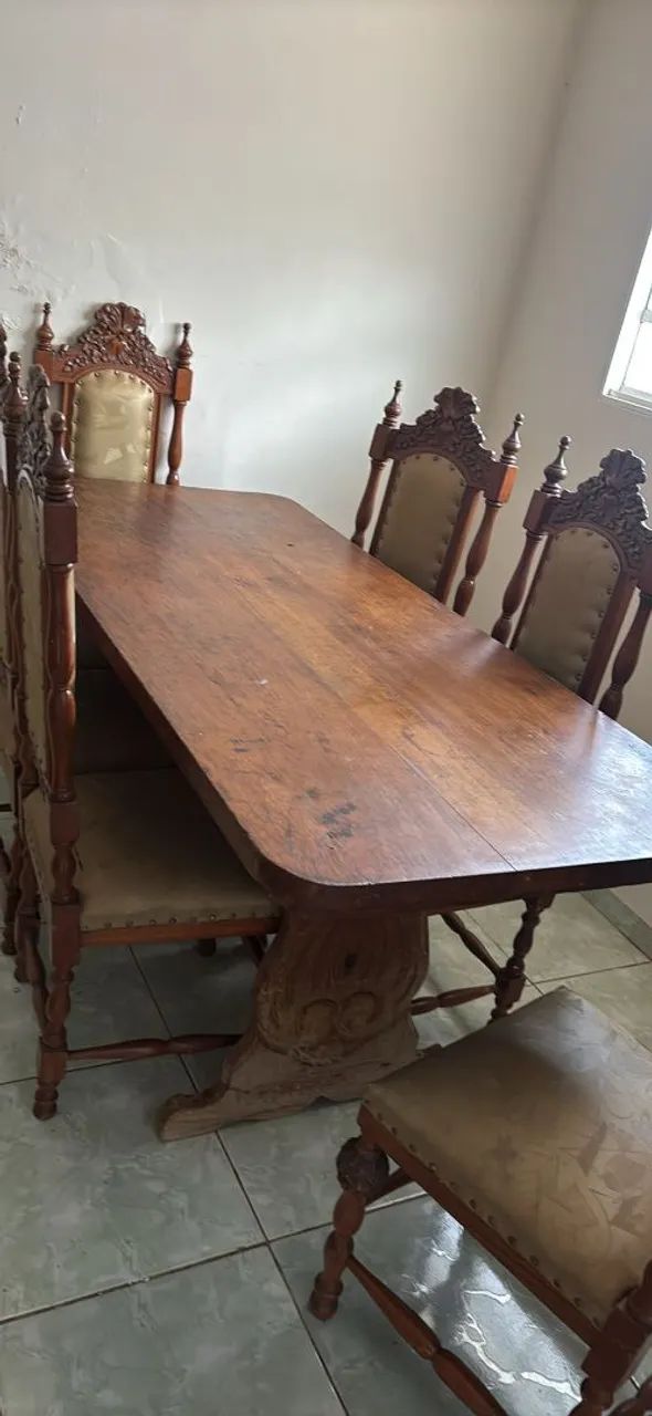 Mesa de madeira maciça  - Foto 5