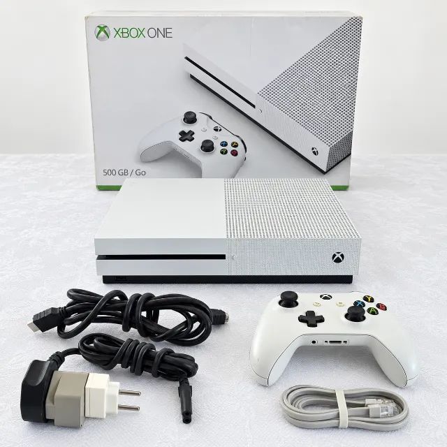 Xbox One S 500 GB branco original Microsoft