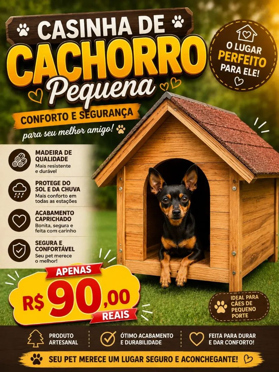 Casinha de cachorro 