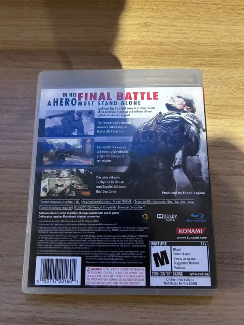 Metal Gear Solid 4 - PS3 - Foto 3