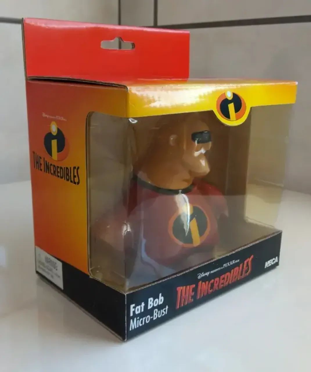 Neca Disney Pixar Os Incríveis - Vintage Micro Busto Fat Bob (11cm) - Foto 2