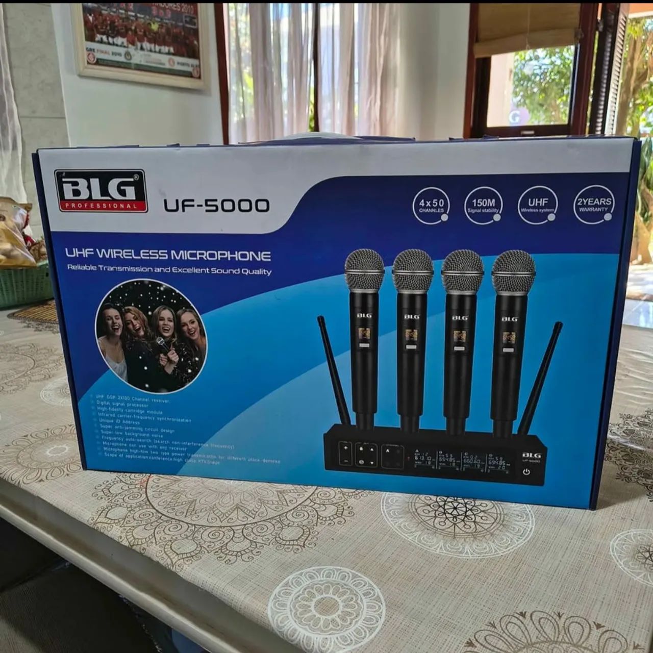 Microfone sem fio BLG profissional