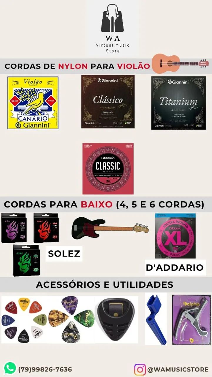 4 Palhetas para instrumentos de cordas várias espessuras (Leia a descrição) - Foto 6