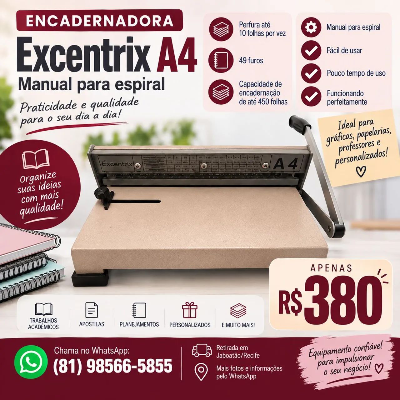 Encadernadora  - Foto 2