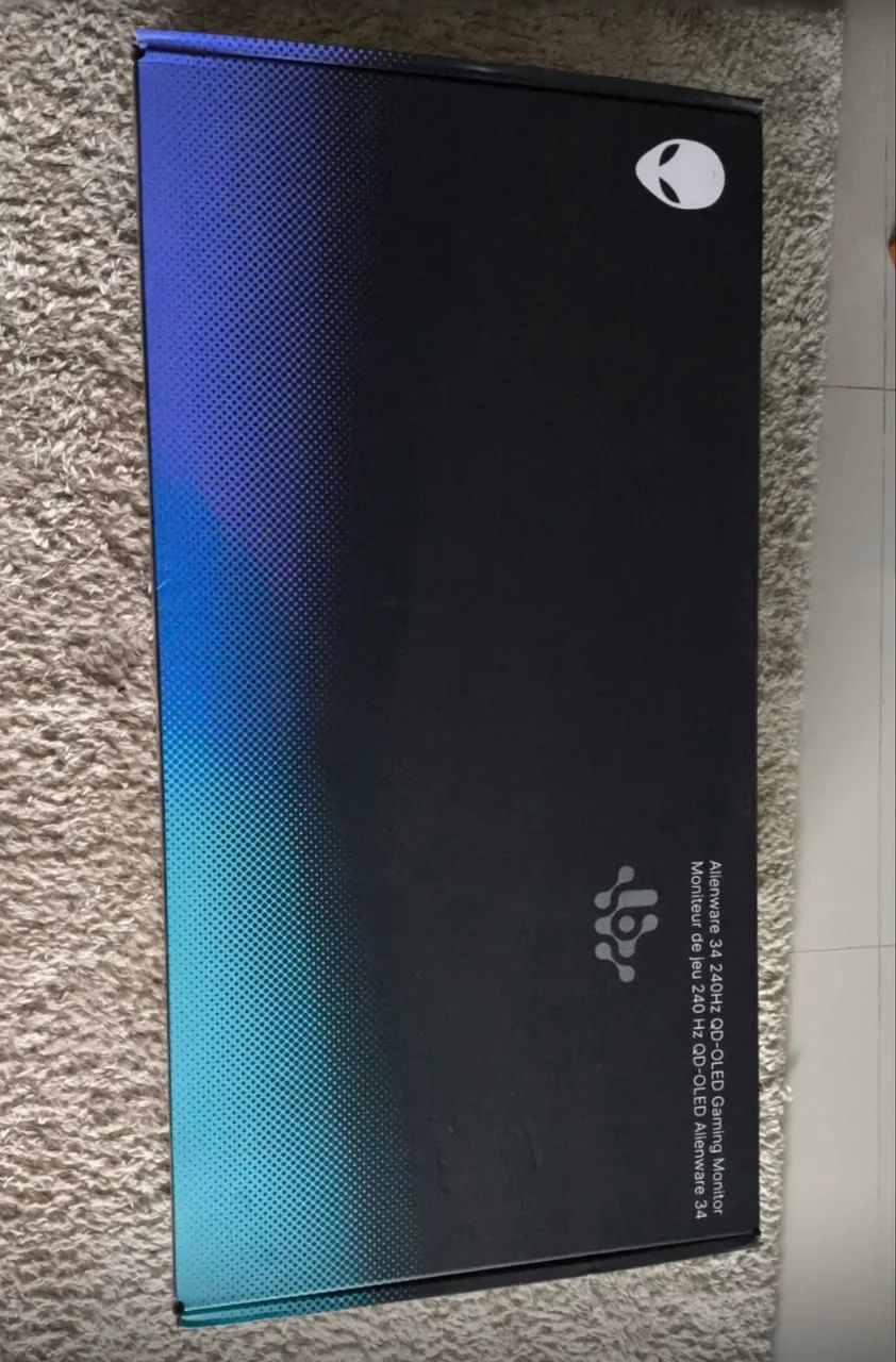 Monitor alienwere 34 polegadas curvo gamer 240hz lacrado  - Foto 2
