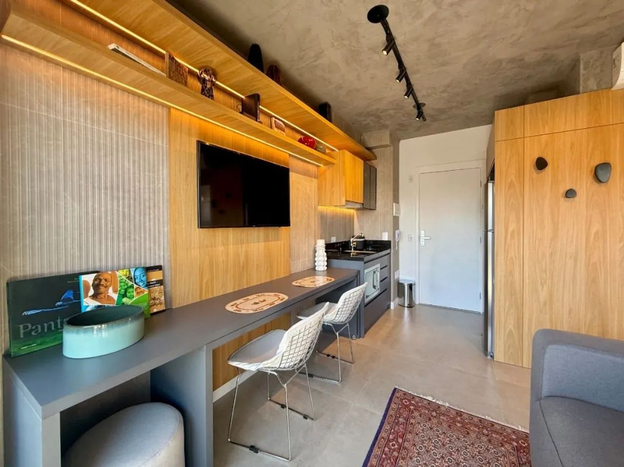 Studio 30m² Mobiliado e Decorado no 21 Andar com Varanda e Lazer Completo na Vila Olimpia - Foto 5
