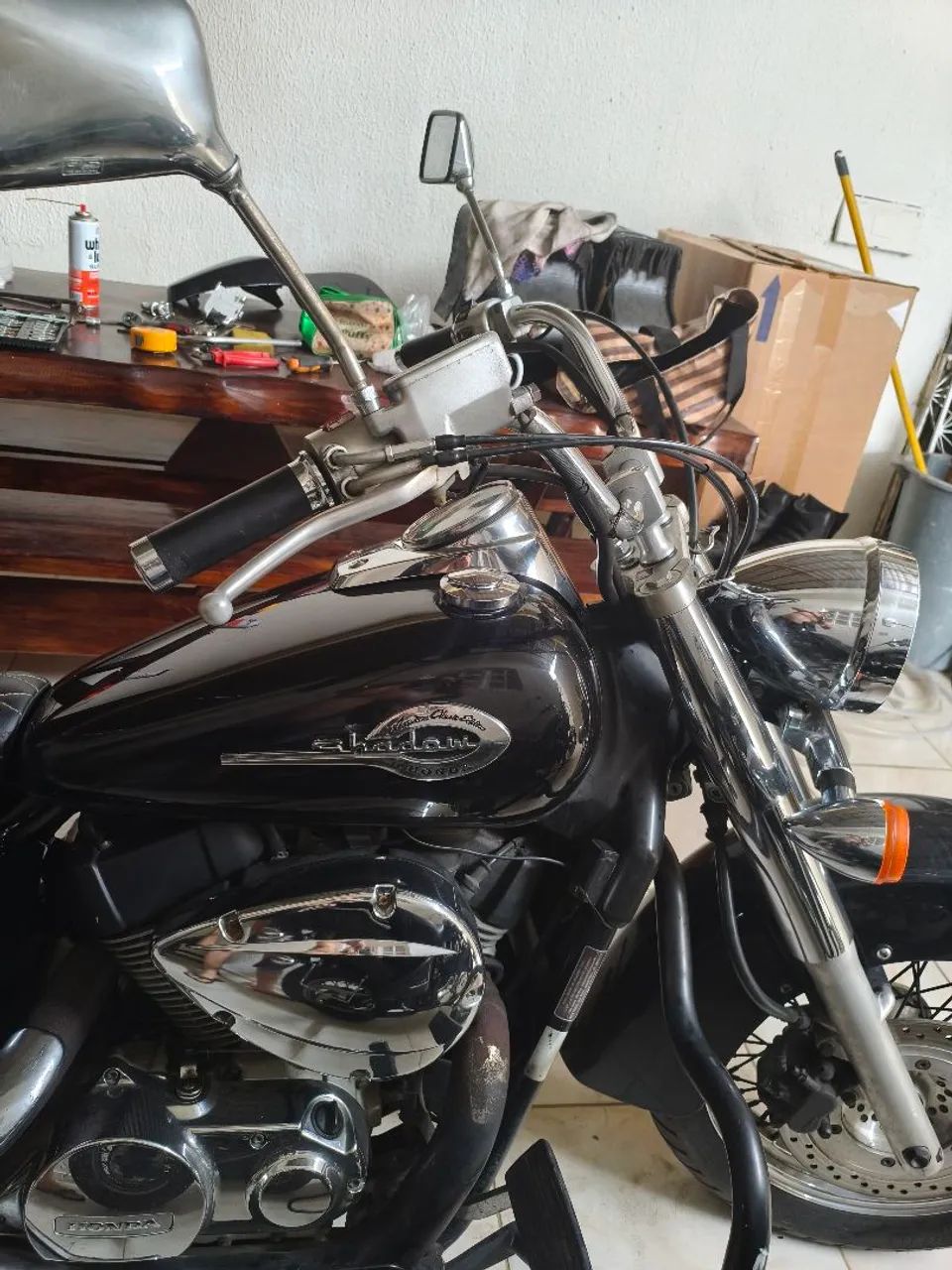 Guidão shadow 750 original  - Foto 4