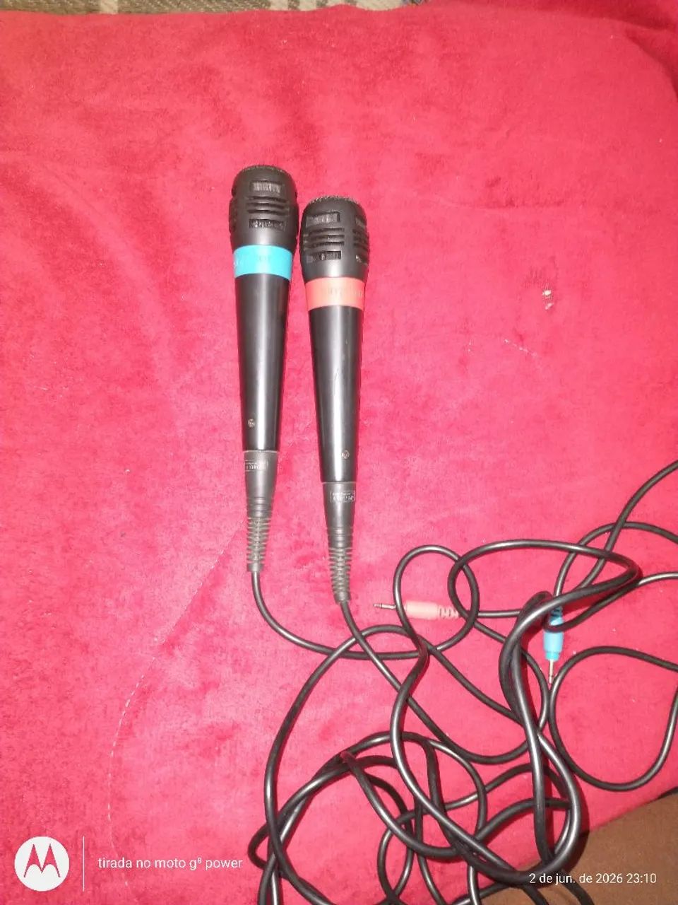 Dois microfone singstar PS3 - Foto 3
