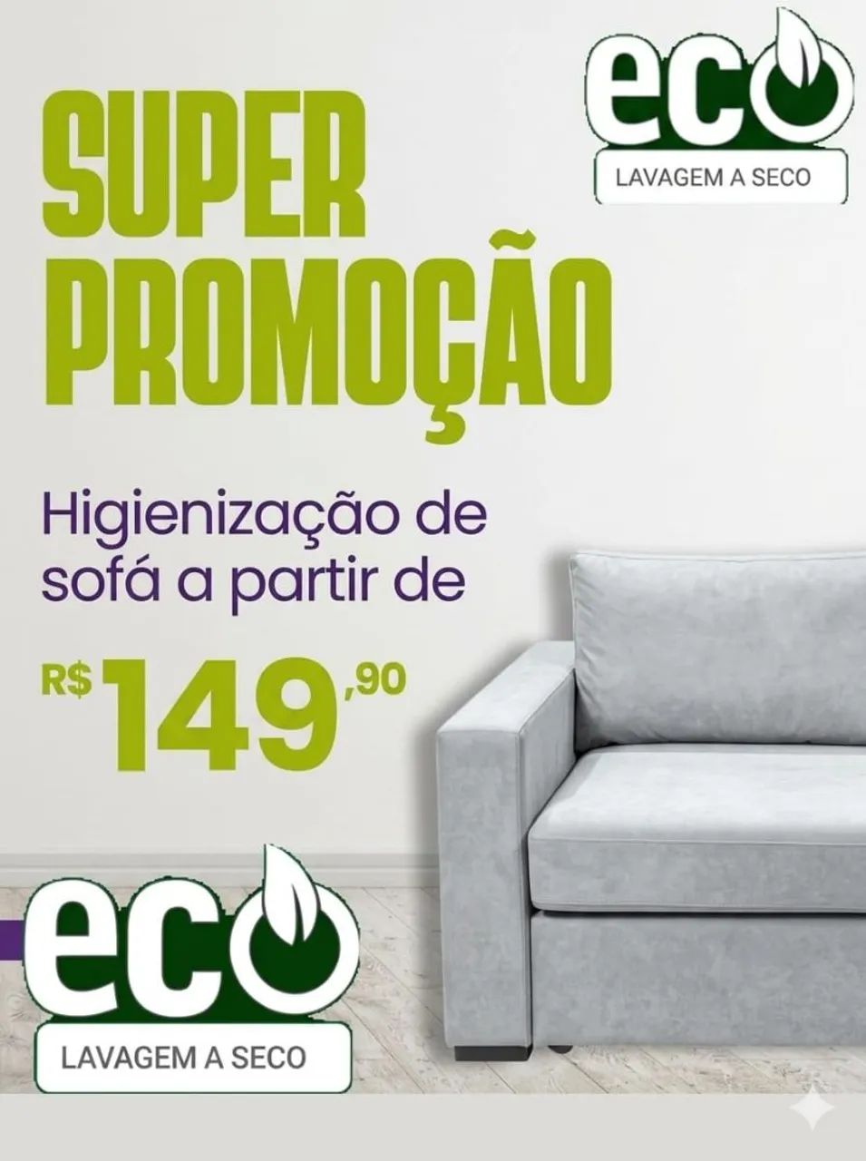 Higienização de Sofá 