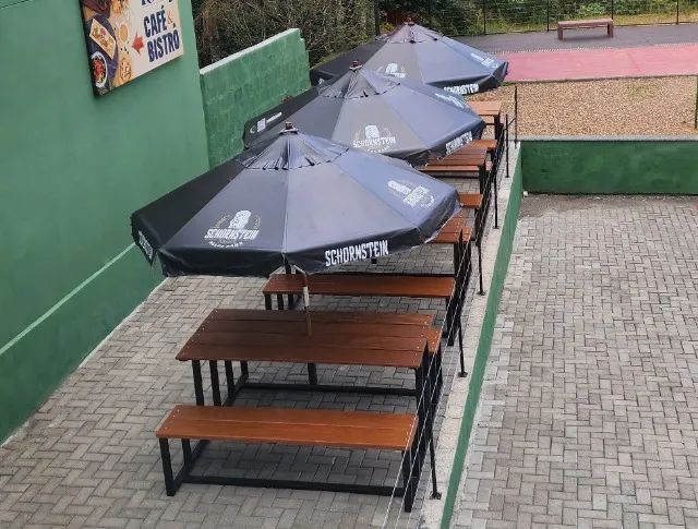 Conjunto de Refeição Estilo Industrial (Mesa + 2 Bancos) - Foto 2