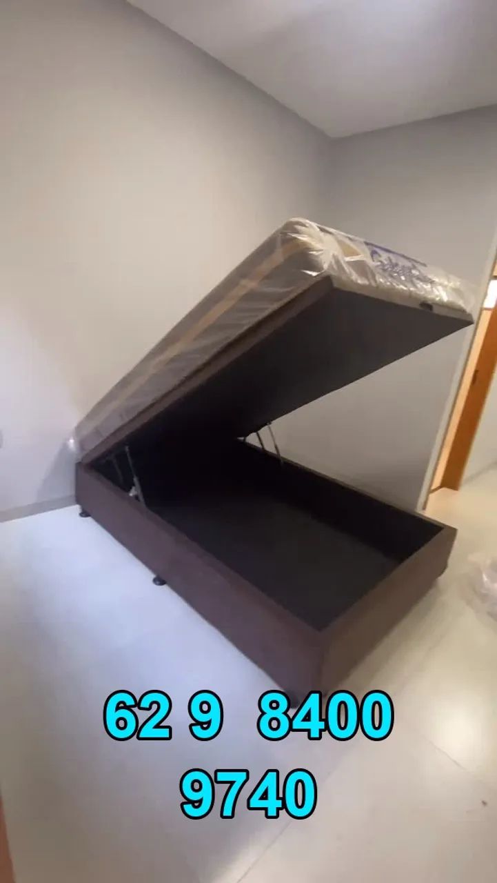 Cama Box Casal com qualidade reconhecida e entrega rápida em Goiânia! - Foto 3