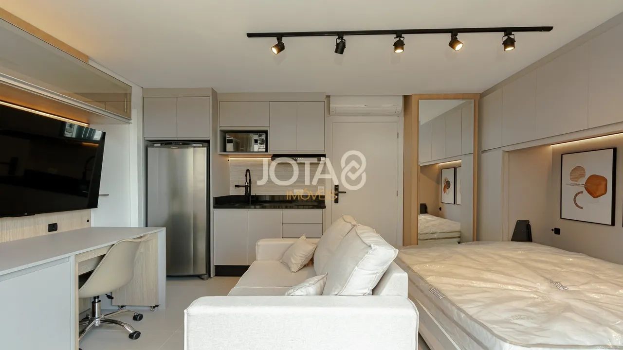 STUDIO MOBILIADO E COM VAGA NO BATEL Studio Novo E Com Vaga No Batel - Foto 5