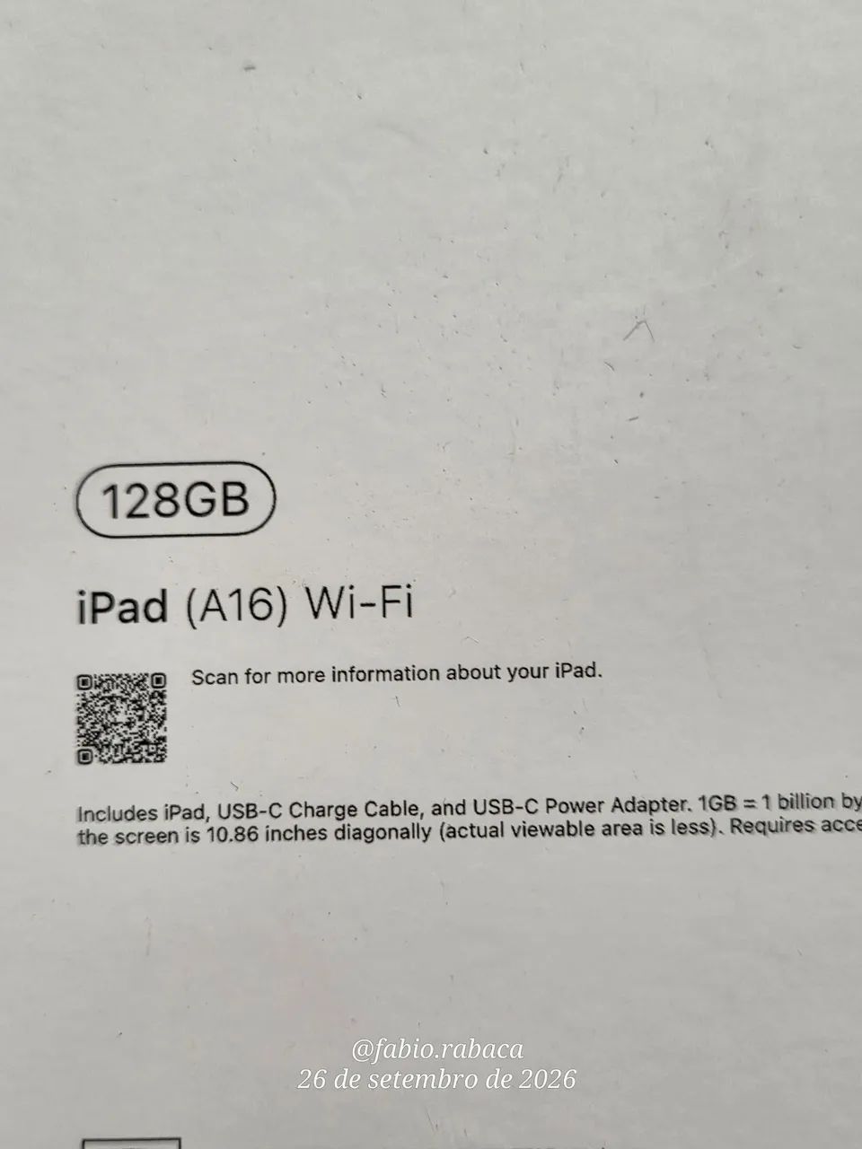 Ipad (A16) 128gb Acompanha capa Apple apenas R$ 3.000 - Foto 4