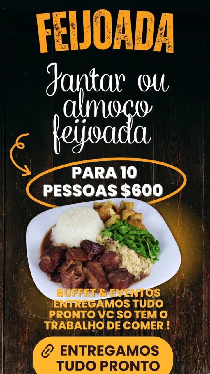 Kits festa jantar e almoço pra dez pessoas a partir $600