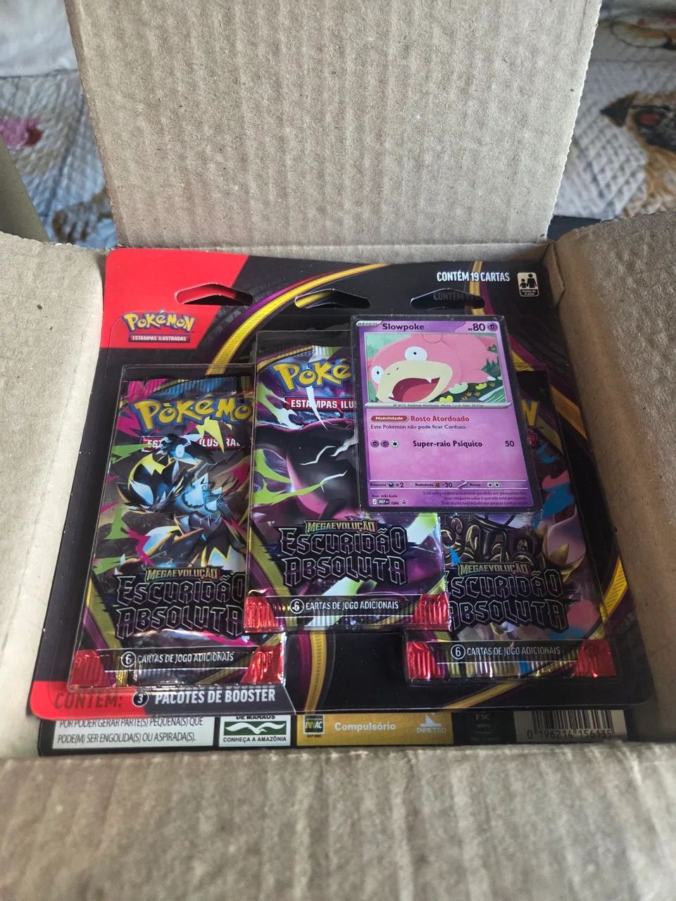 Blister pokemon triple pack escuridão absoluta