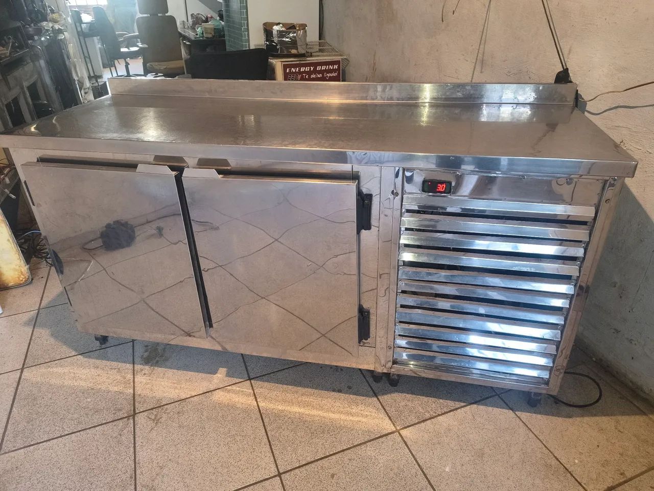 Balcão inox refrigerado 220v entrega grátis 
