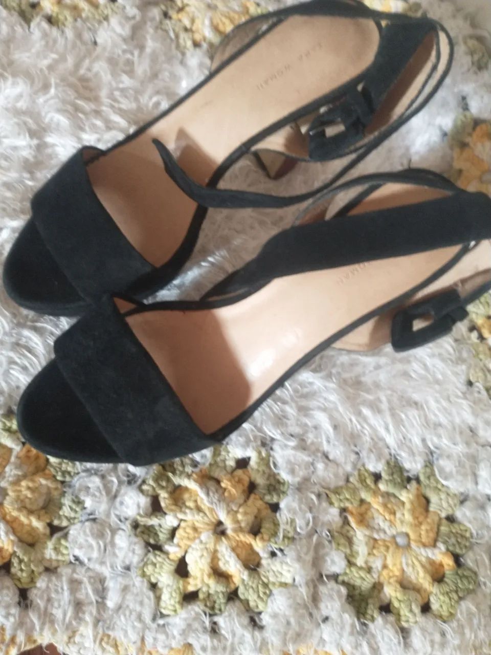 Sandália Zara n37 semi nova - Foto 3