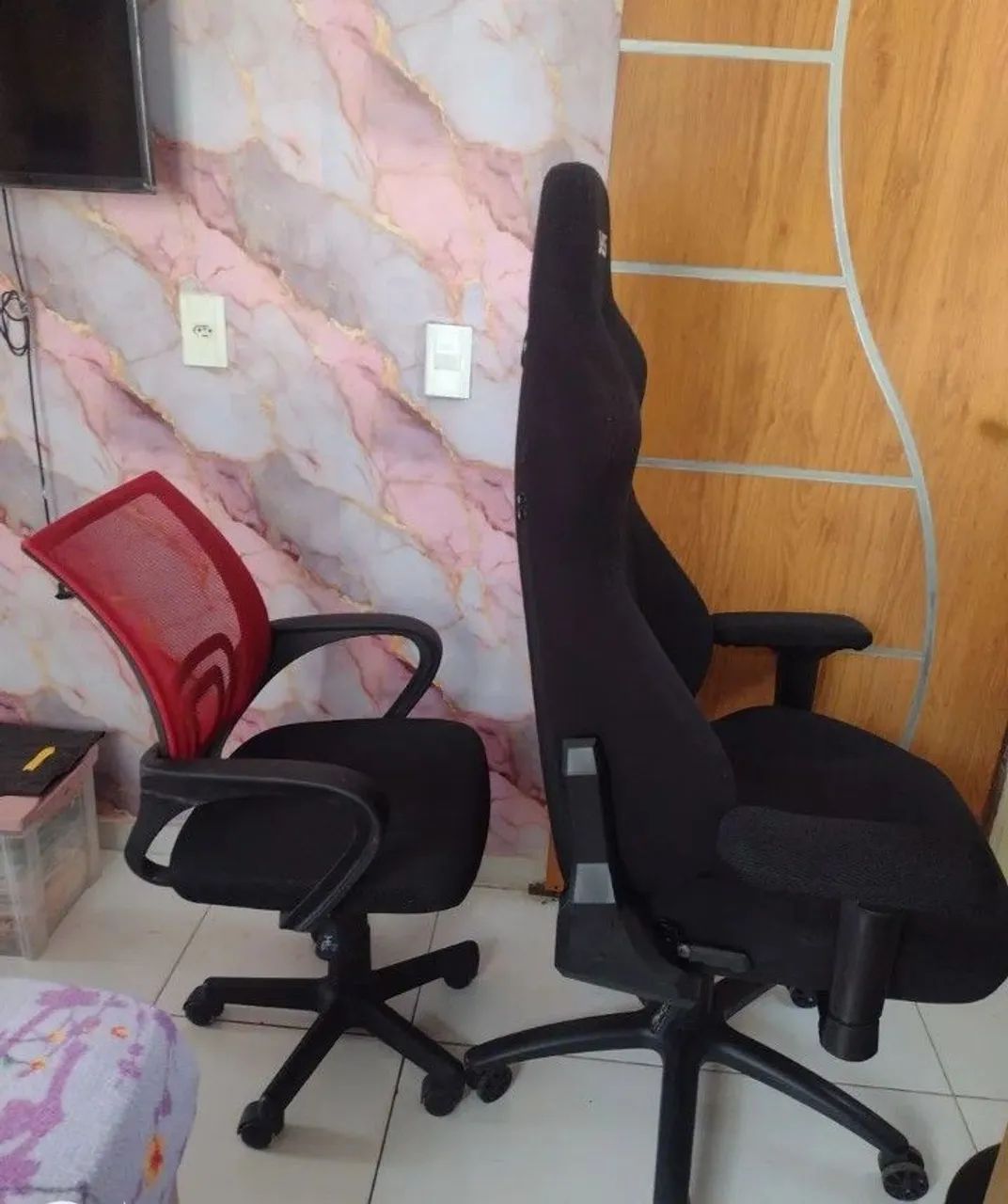 Cadeira gamer+escritório valor 500 - Foto 2