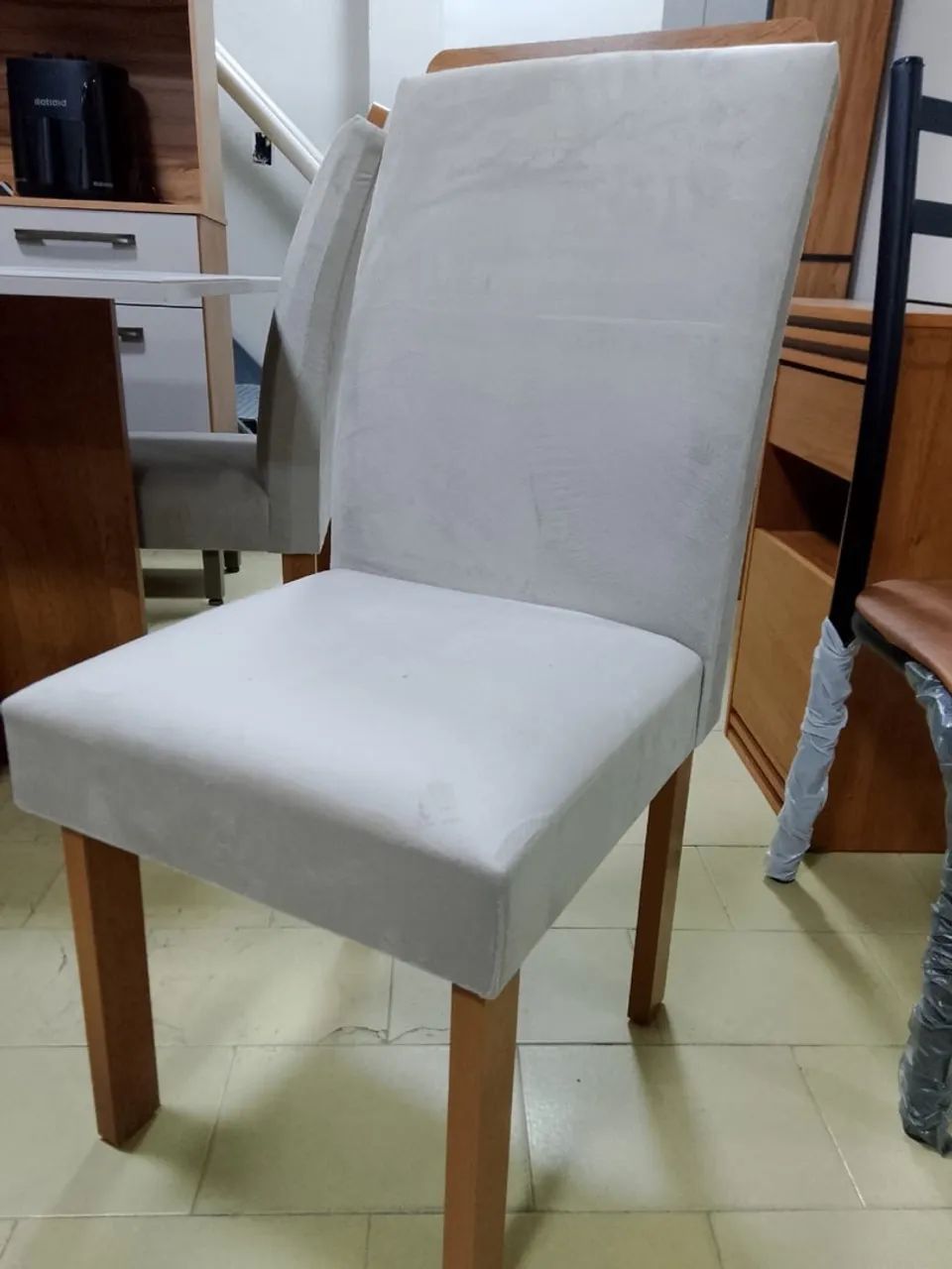 Mesa de Jantar Salinas com 04 Cadeiras - 100% MDF - Foto 5