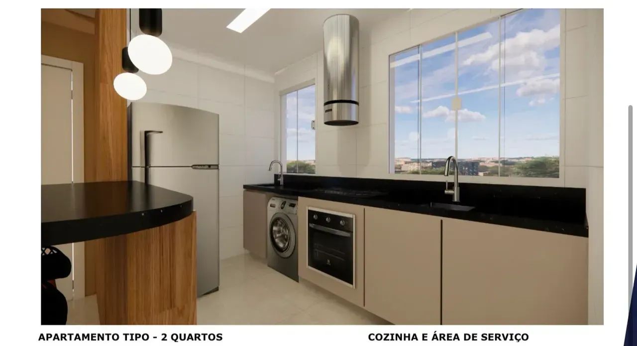 Apartamento de 2 quartos 1 banheiro 1 vaga - Foto 4