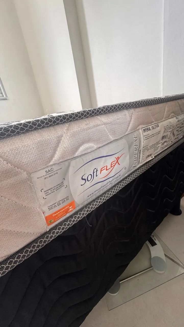 CAMA BOX DE SOLTEIRO À VENDA  - Foto 3