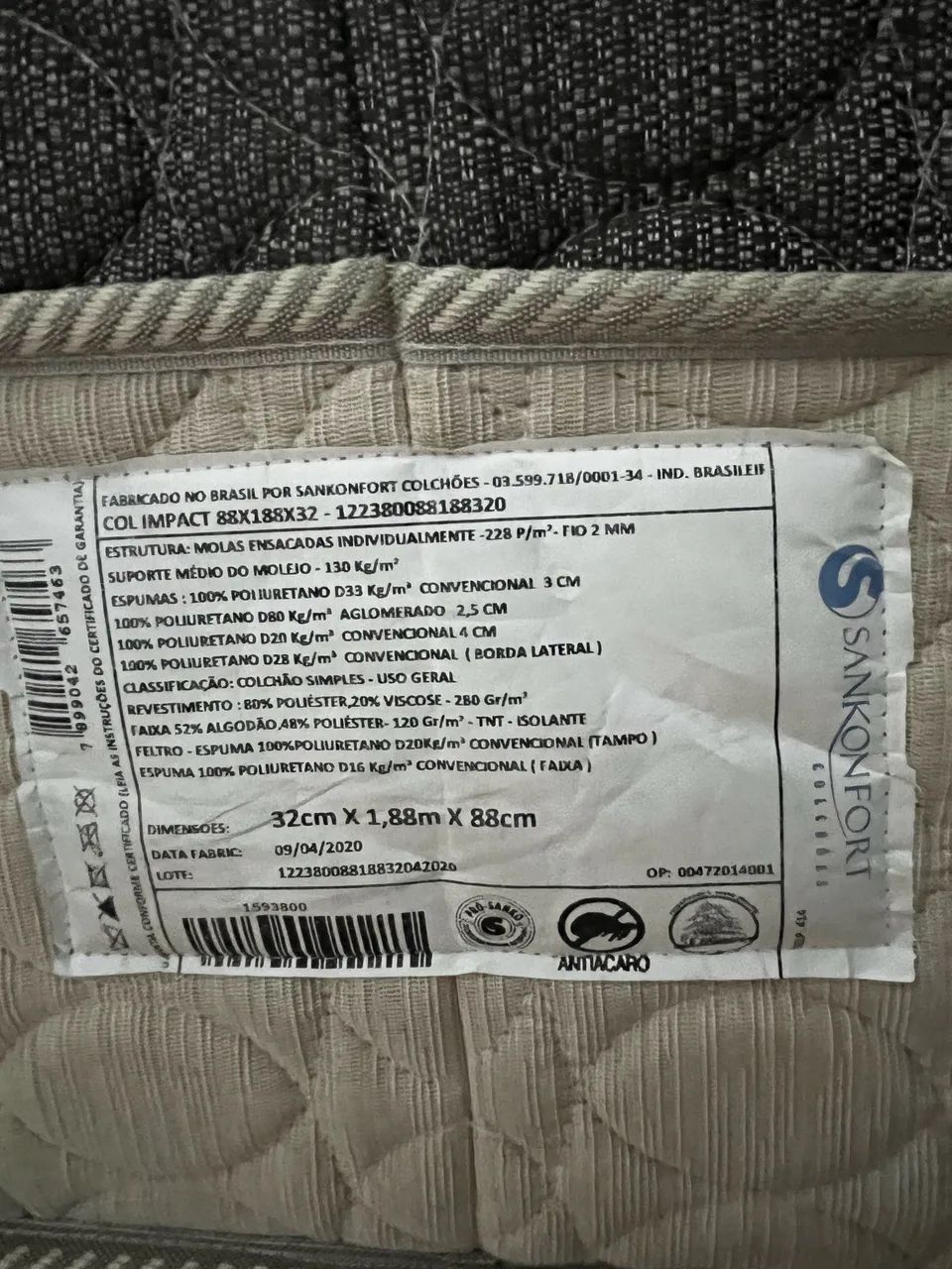 CAMA MOLAS ENSACADAS!!! SOLTEIRO COM CAMA AUXILIAR  - Foto 4