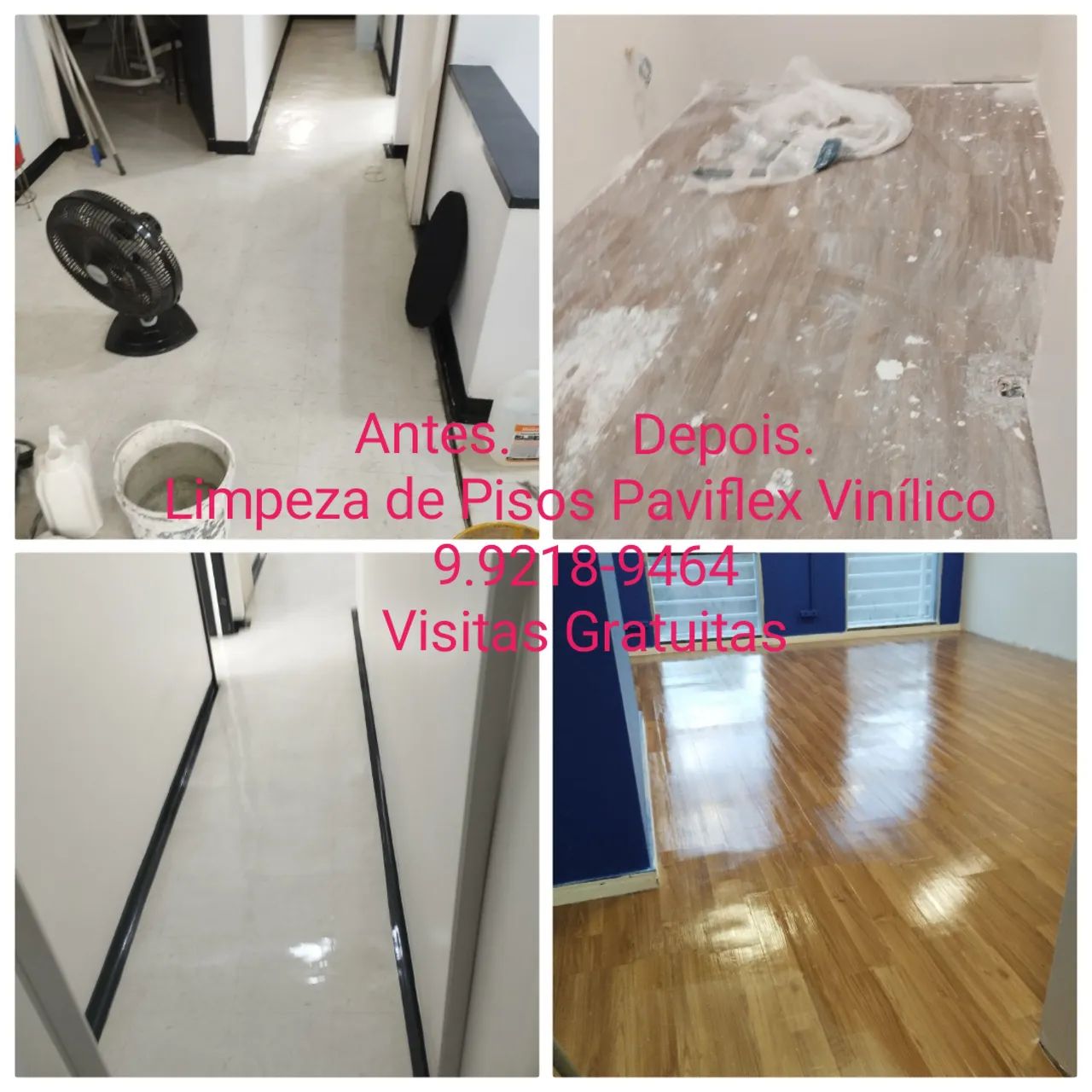 Renovação de Pisos Vinílico e Paviflex 