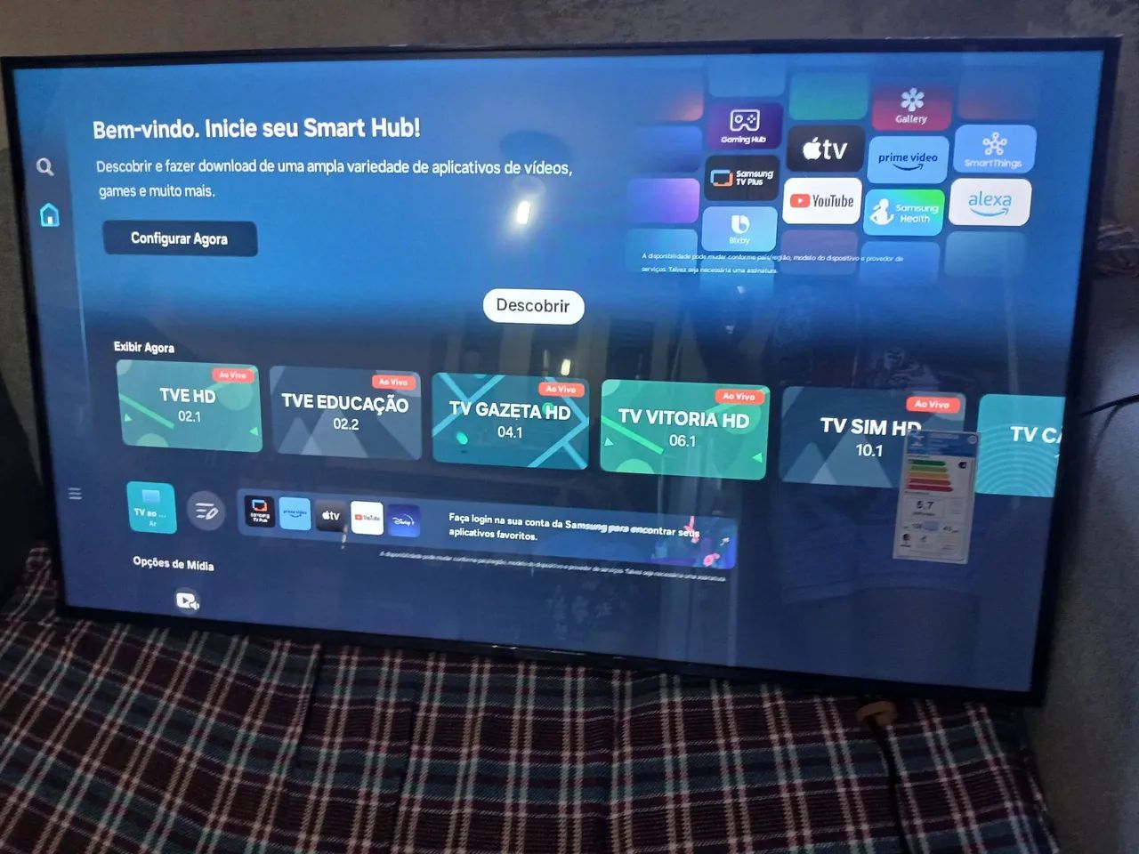 Televisão Samsung 43 polegadas 1080 FHD - Foto 3