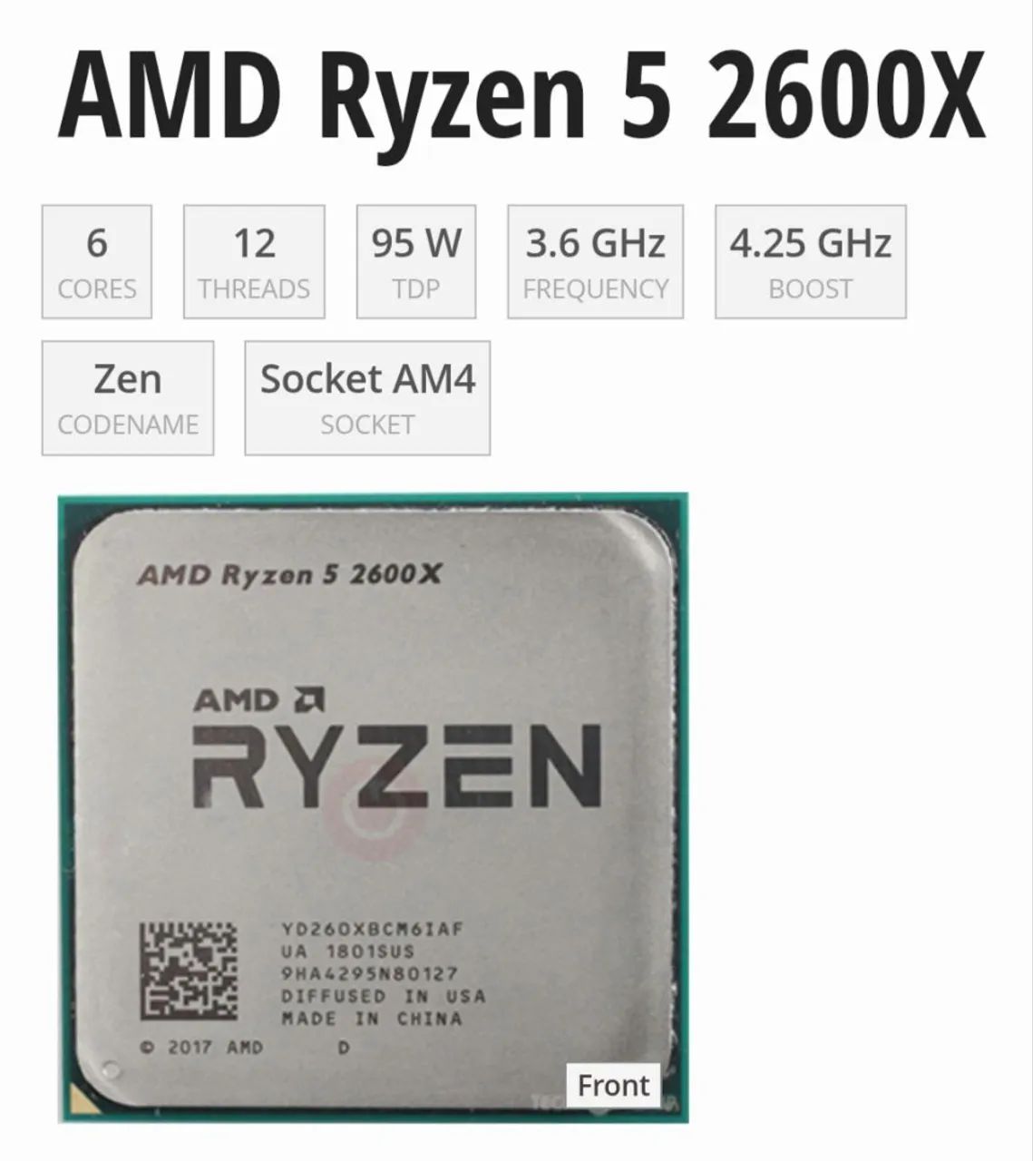 Ryzen 5 2600x