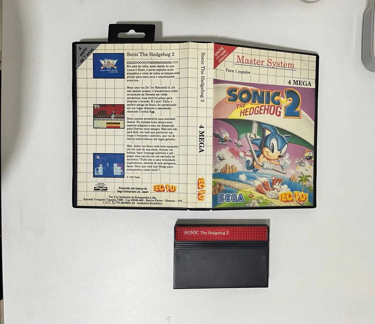 Sonic The Hedgehog 2 - jogo de Master System - Foto 2