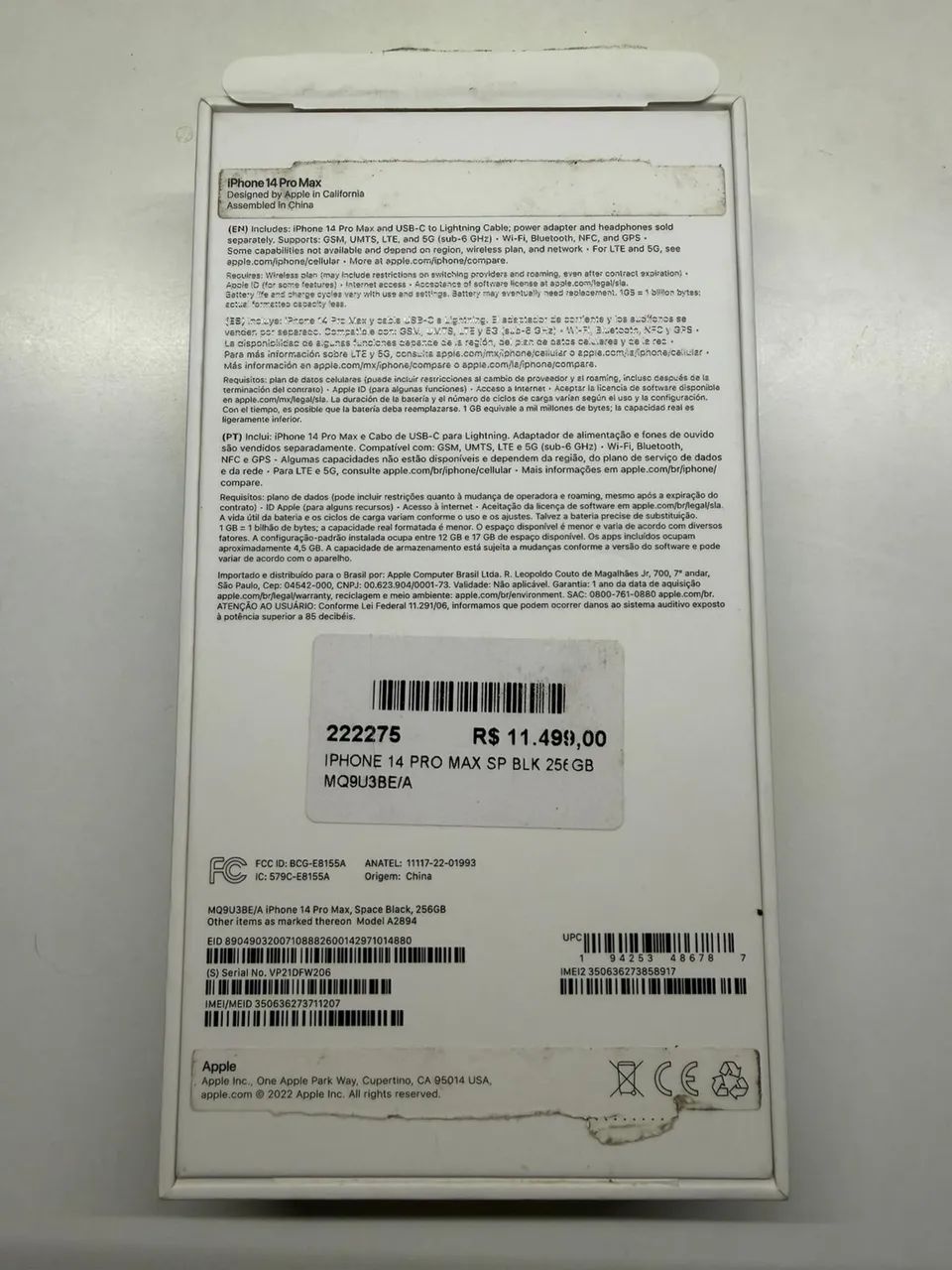 IPHONE 14 PROMAX 256GB INTACTO - Foto 3