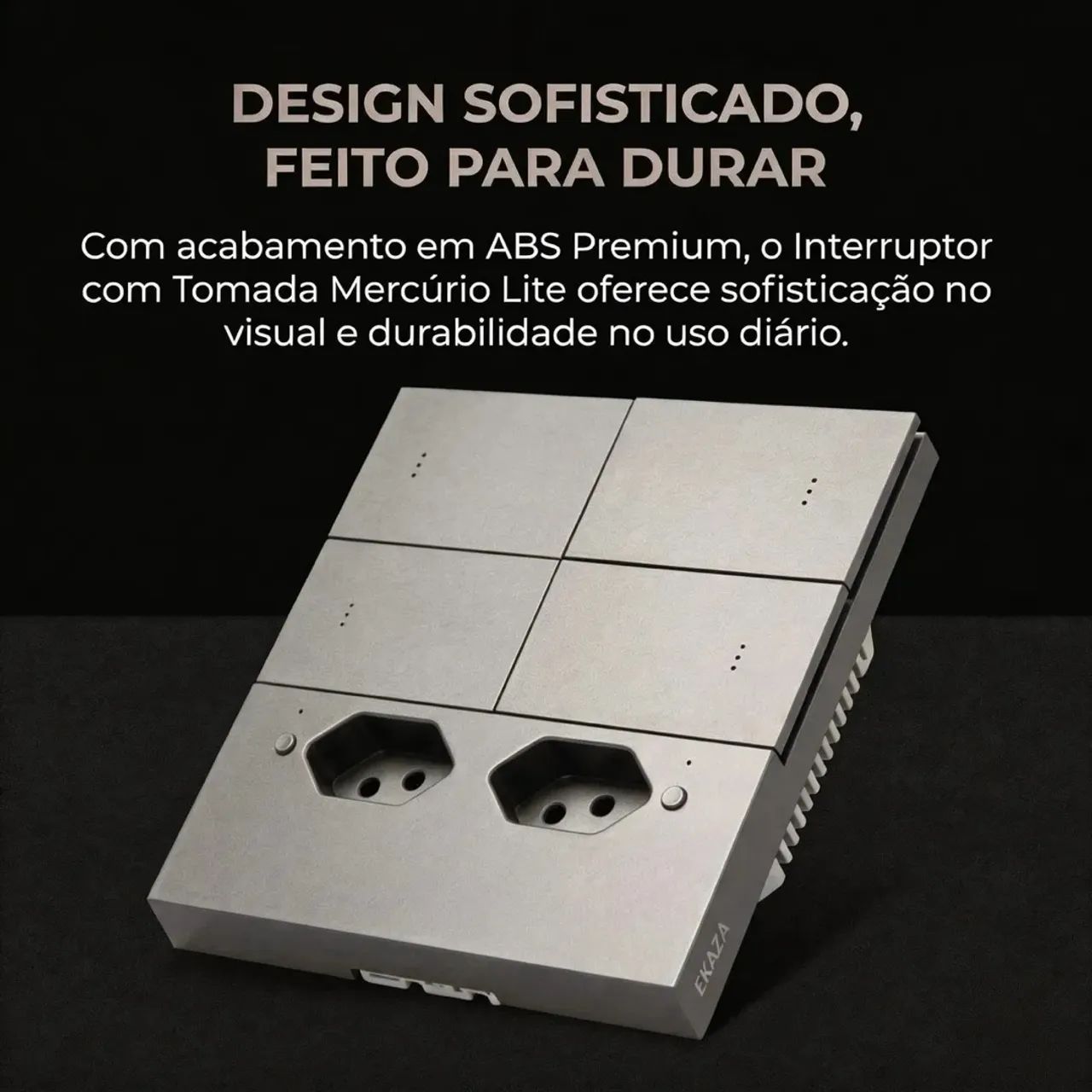 Interruptor inteligente Ekaza 4x4 zigbee  - Foto 2