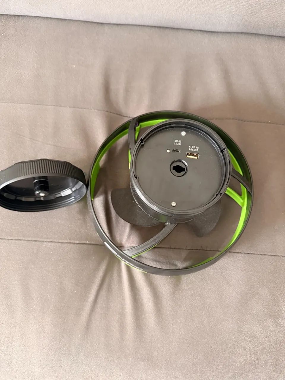 Ventilador Camping Nautika Bateria - com Luz e Power Bank - Foto 3