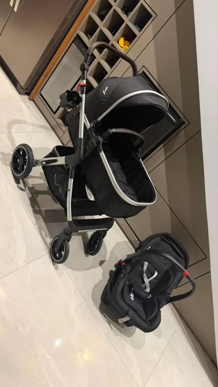 Carrinho completo de bebê impecável  - Foto 2