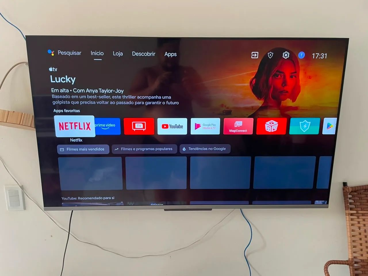 SMART TV TCL ANDROID 50 POLEGADAS 
