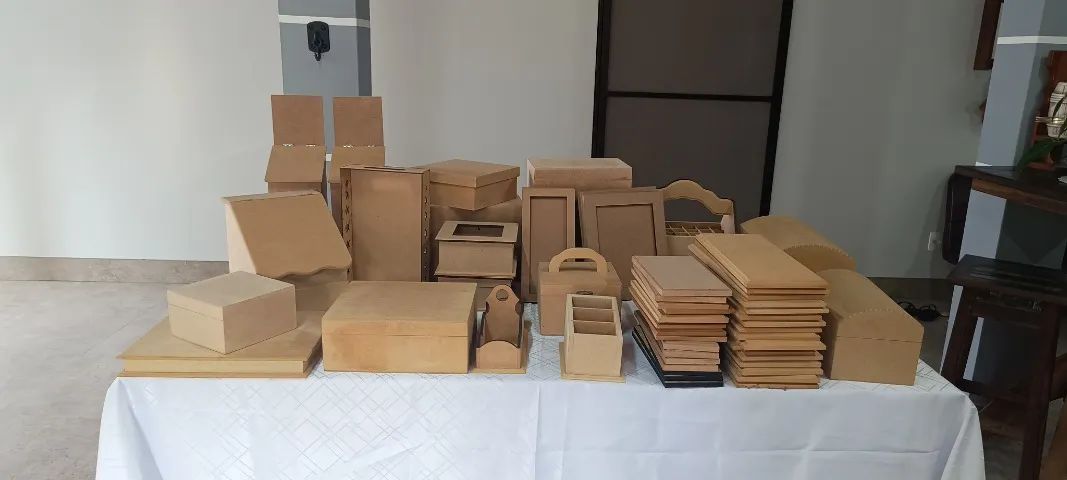 lote de mdf para artesanato - Foto 5