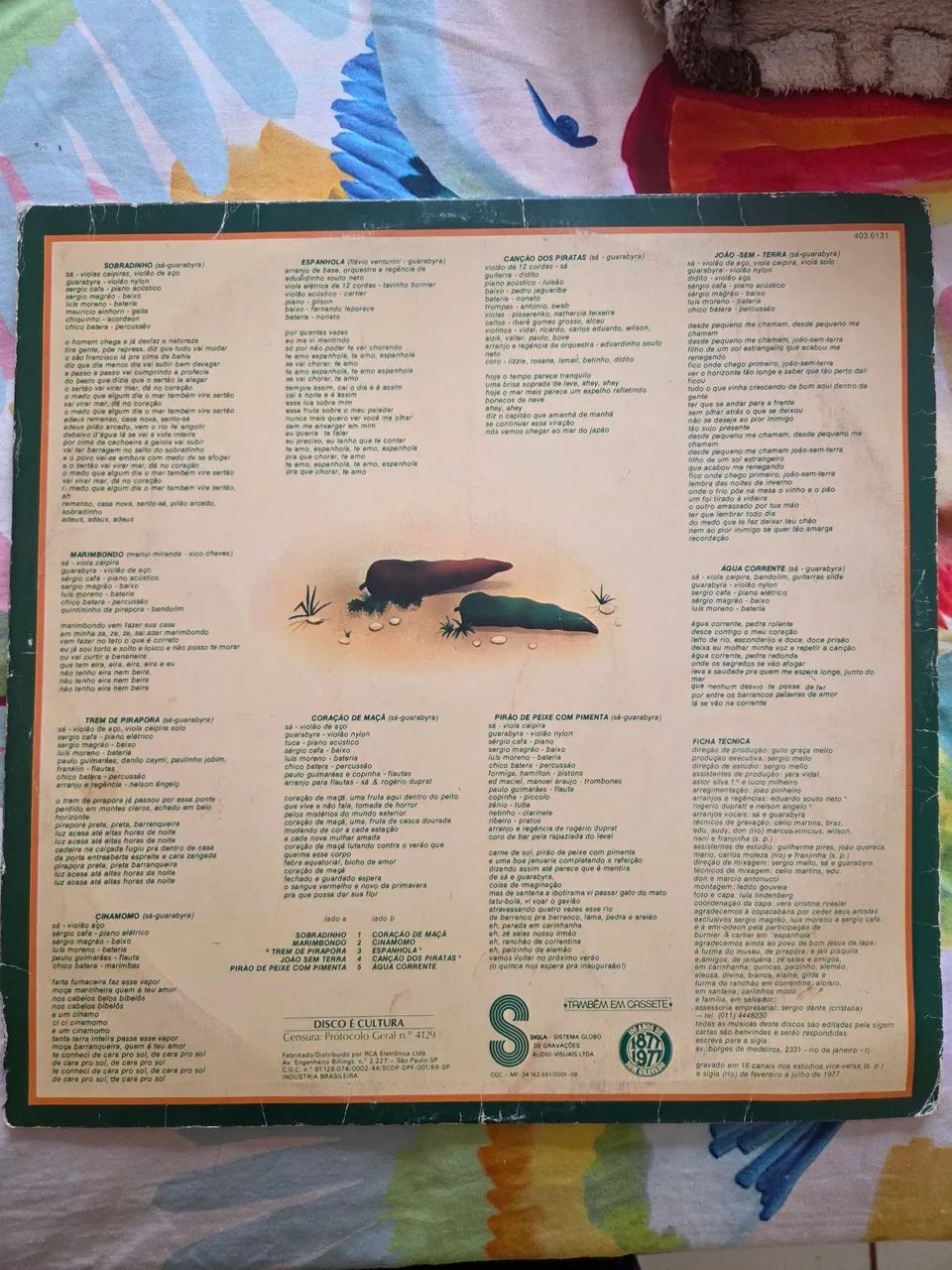 LP Vinil - Sá e Guanabara - Pirão de peixe com pimenta - Foto 2