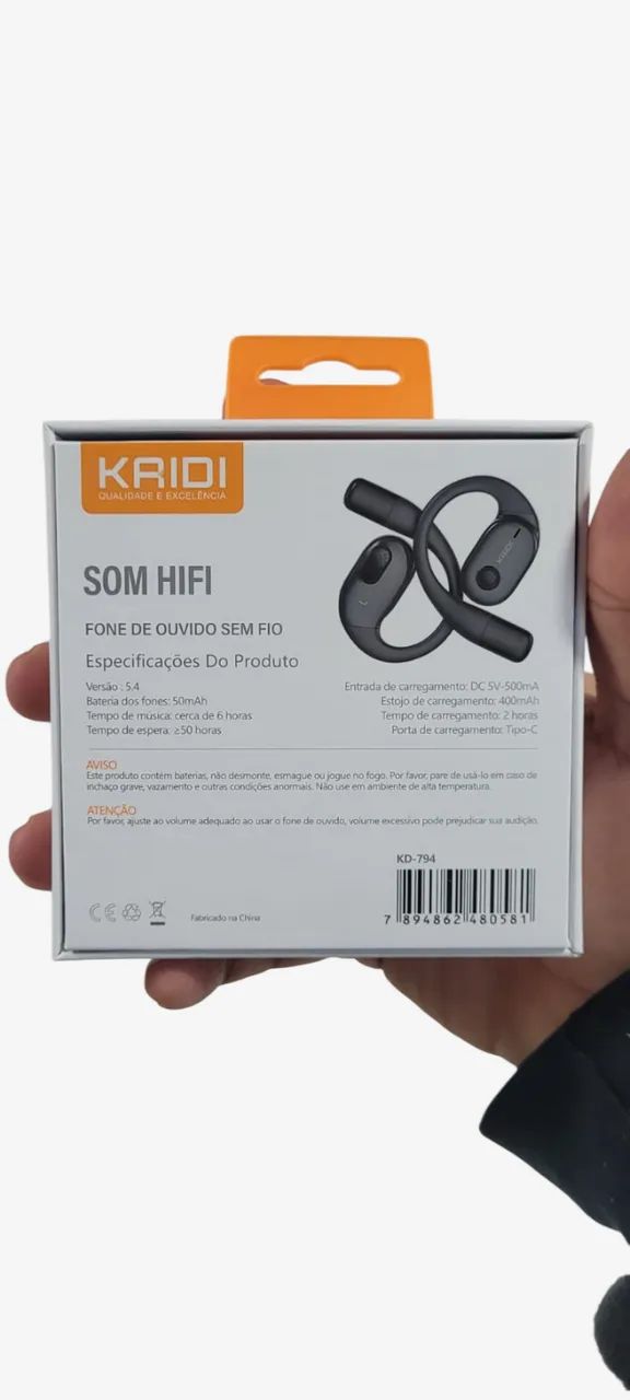 Fone Bluetooth Kaidi KD-794 OWS - Foto 4