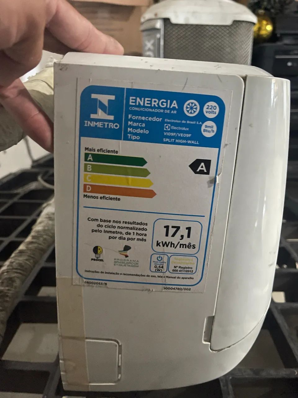 ar-condicionado Electrolux Split High-Wall de 9.000 BTU - Foto 3