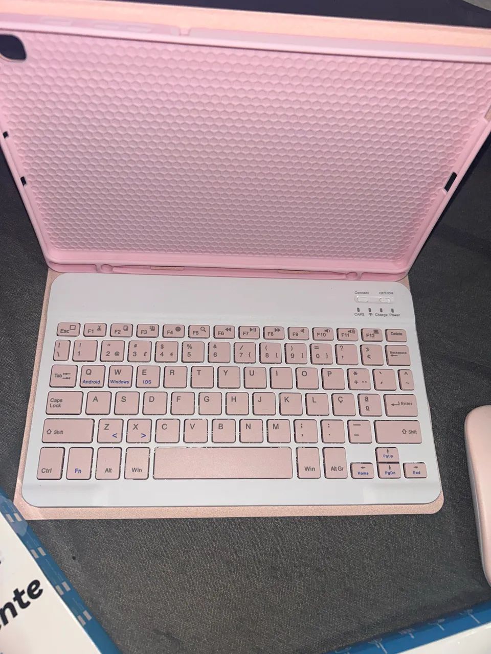 Capa+teclado e mouse para tablet S6LITE Samsung  - Foto 2