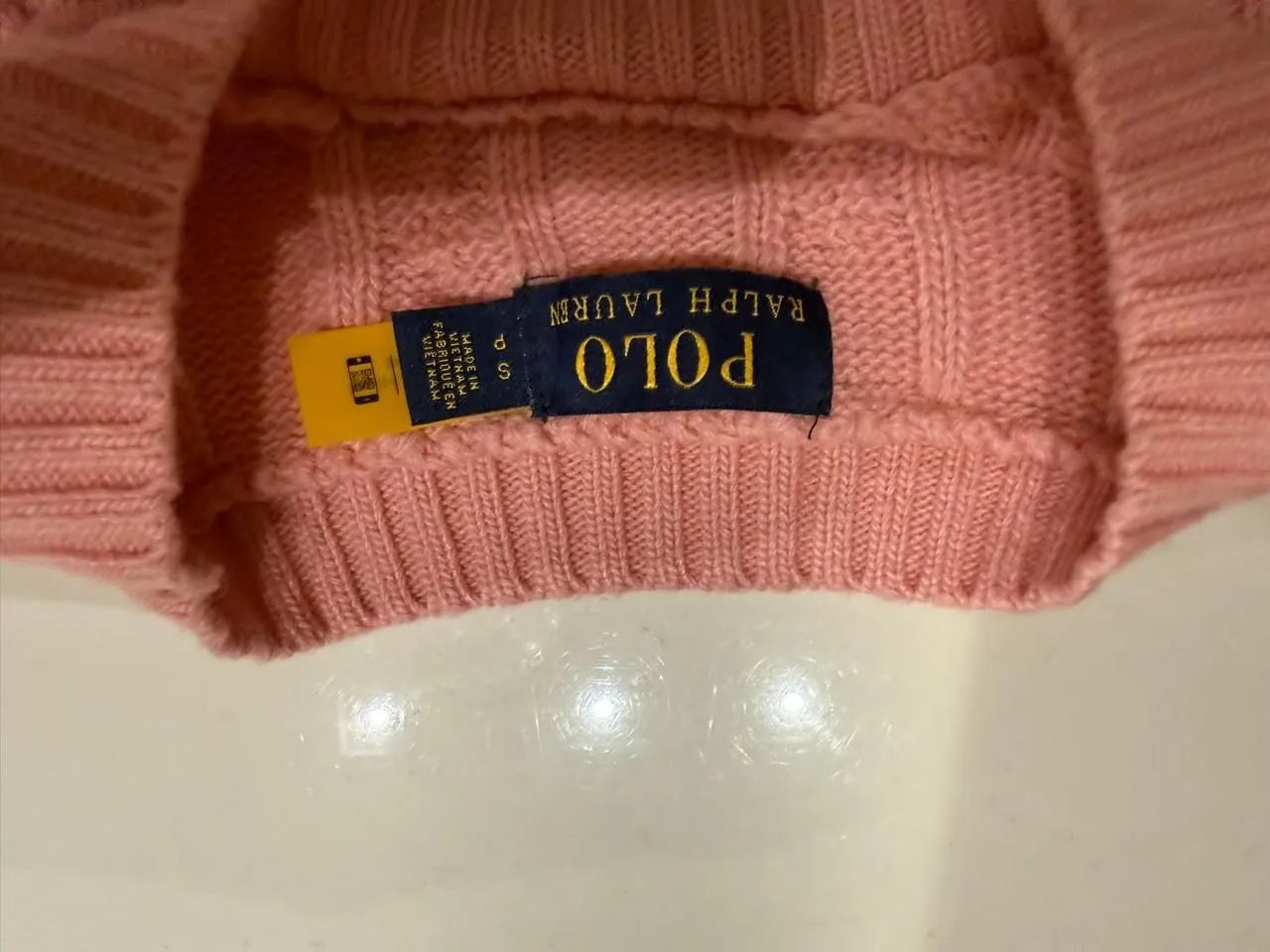Sueter Ralph Lauren Rosa Tamanho P - Foto 3