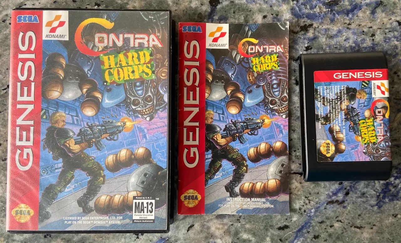 Jogo Mega Drive - Contra Hard Corps CIB