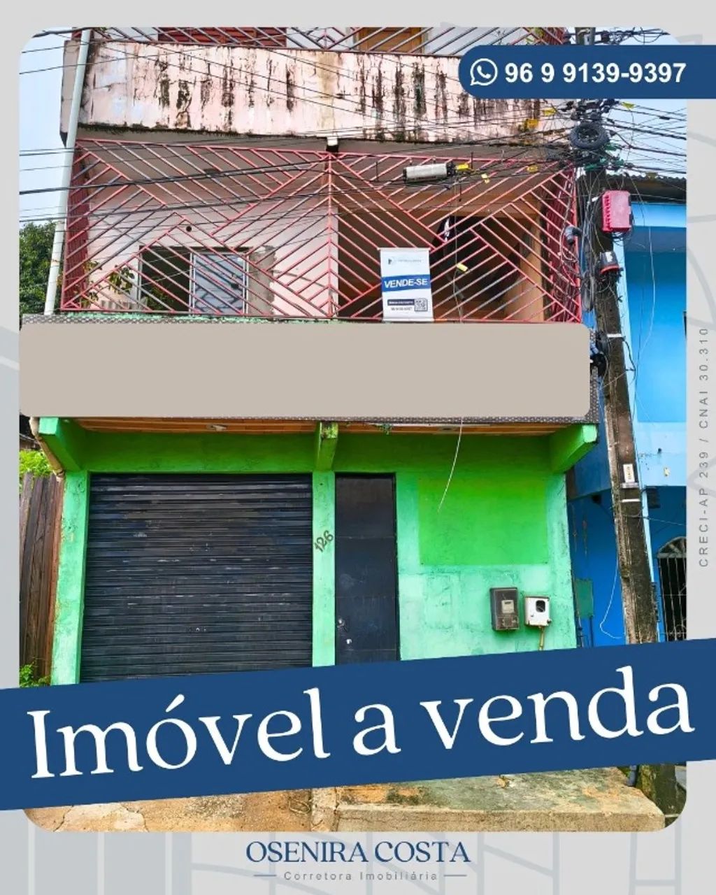 Prédio Comercial e residencial com 3 pavimentos
