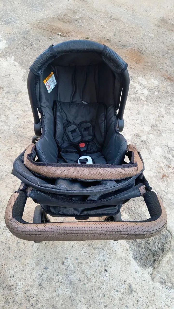 Galzerano Romano Travel System Carrinho + Bebê Conforto - Foto 5