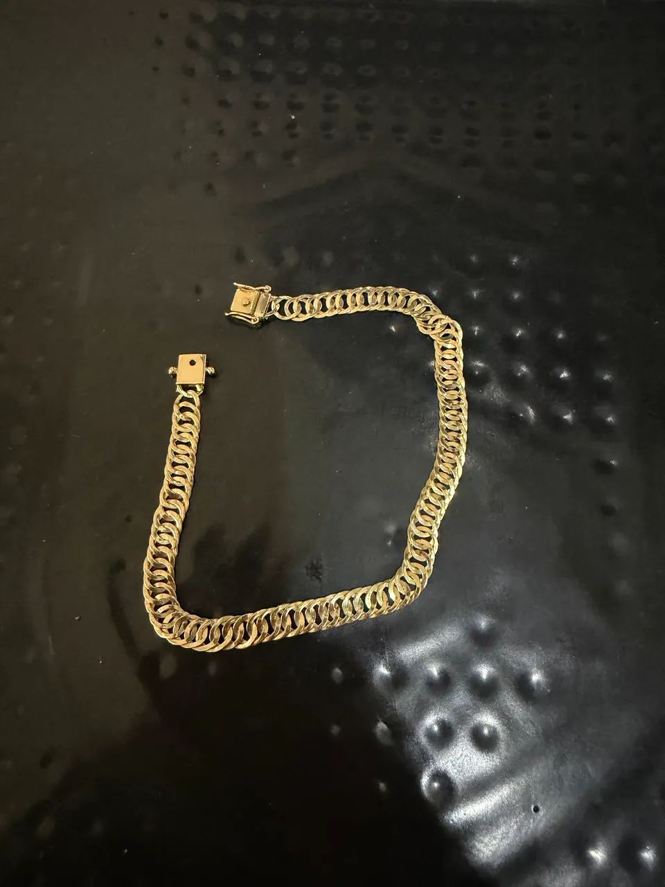 Pulseira ouro 18k maciça 