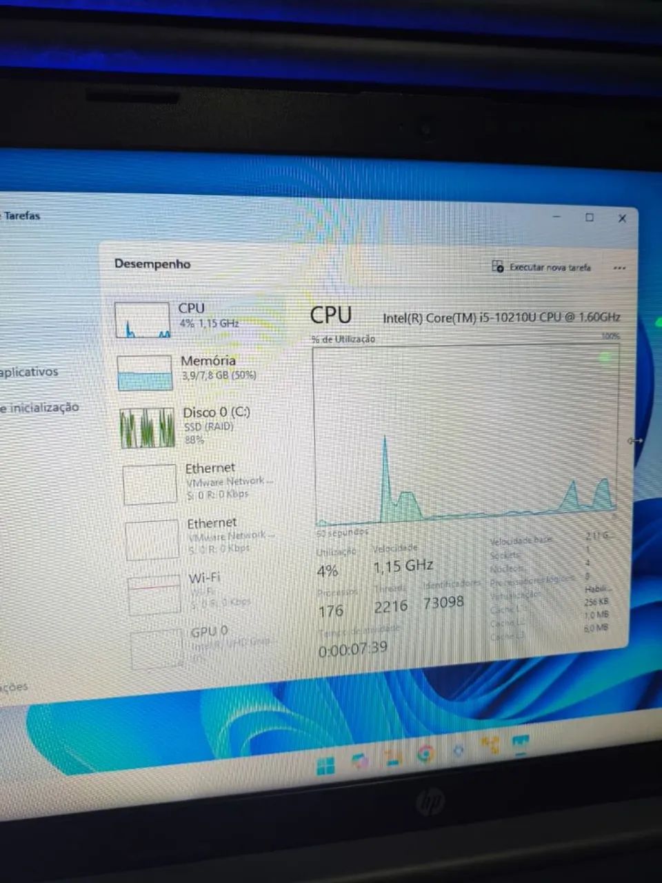 NOTEBOOK HP CORE i5 (LEIA A DESCRIÇÃO). - Foto 4