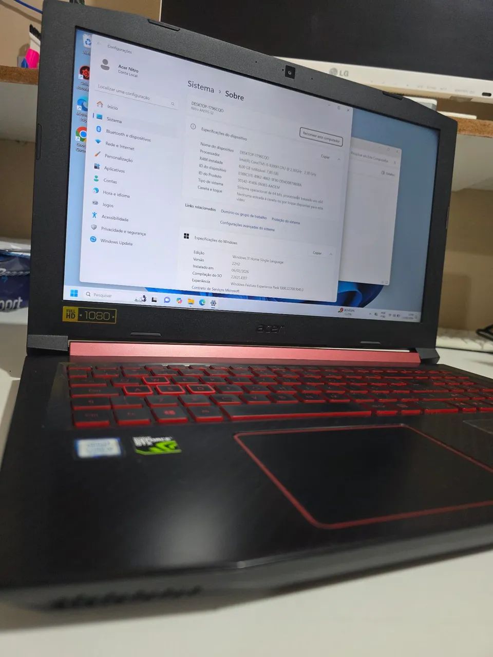 Notebook Acer nitro  - Foto 4