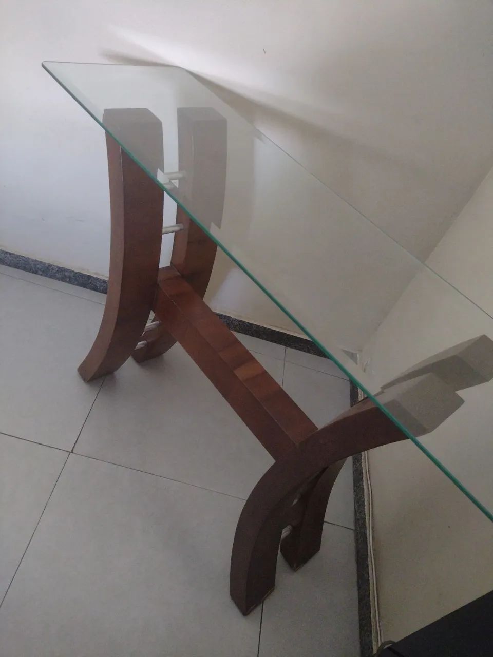 Mesa com tampo de vidro  - Foto 3